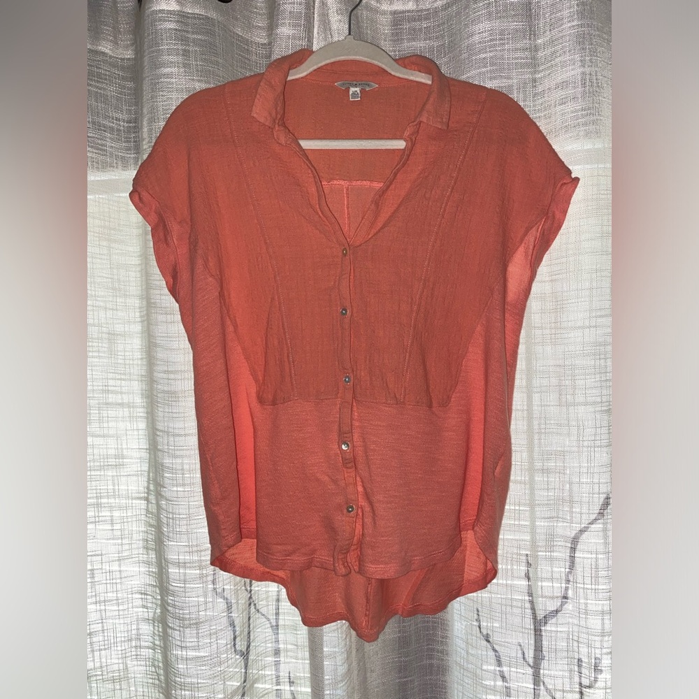 Lucky Brand Button Top